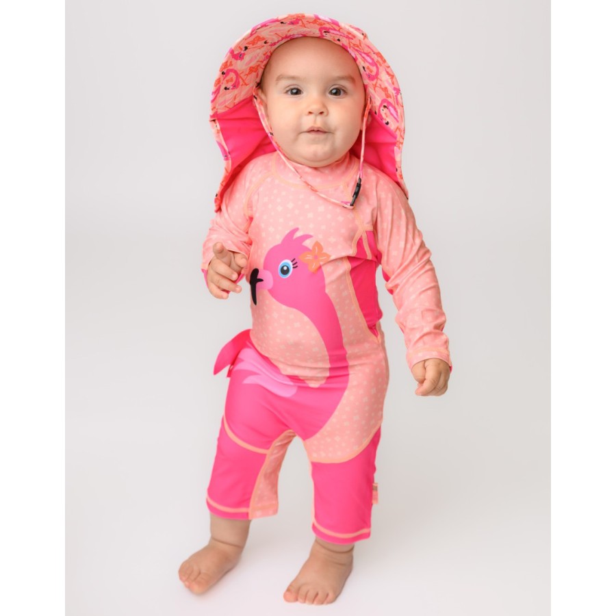 Zoocchini Surf Suit Upf50 Franny The Flamingo - 4 Ετων