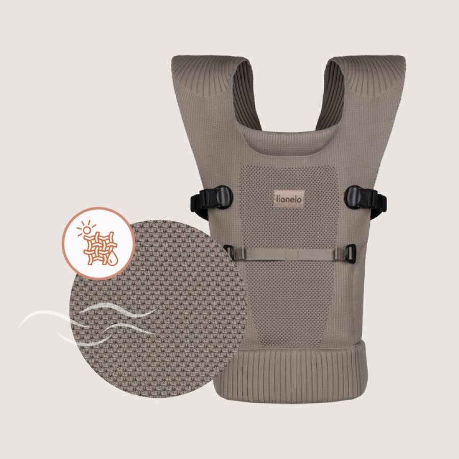 Lionelo Mabel Εργονομικός Μάρσιπος Έως 15Kg Beige Taupe