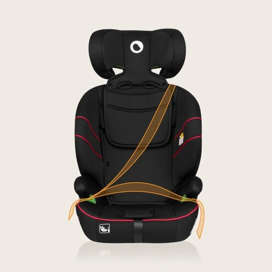 Lionelo Levi I-Size Κάθισμα Αυτοκινήτου 9-36Kg Sporty Black