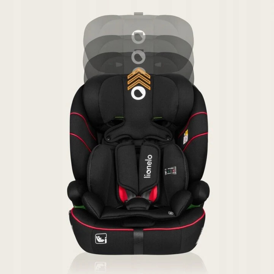 Lionelo Levi I-Size Κάθισμα Αυτοκινήτου 9-36Kg Sporty Black