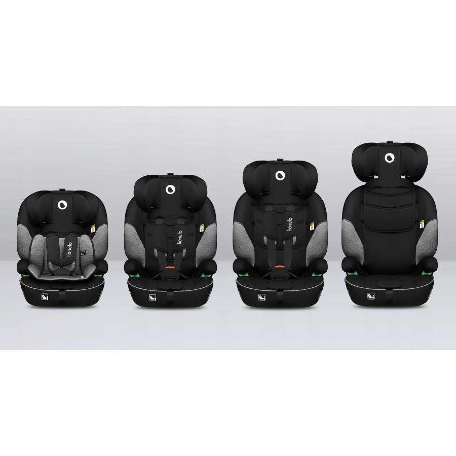 Lionelo Levi I-Size Κάθισμα Αυτοκινήτου 9-36Kg Sporty Black