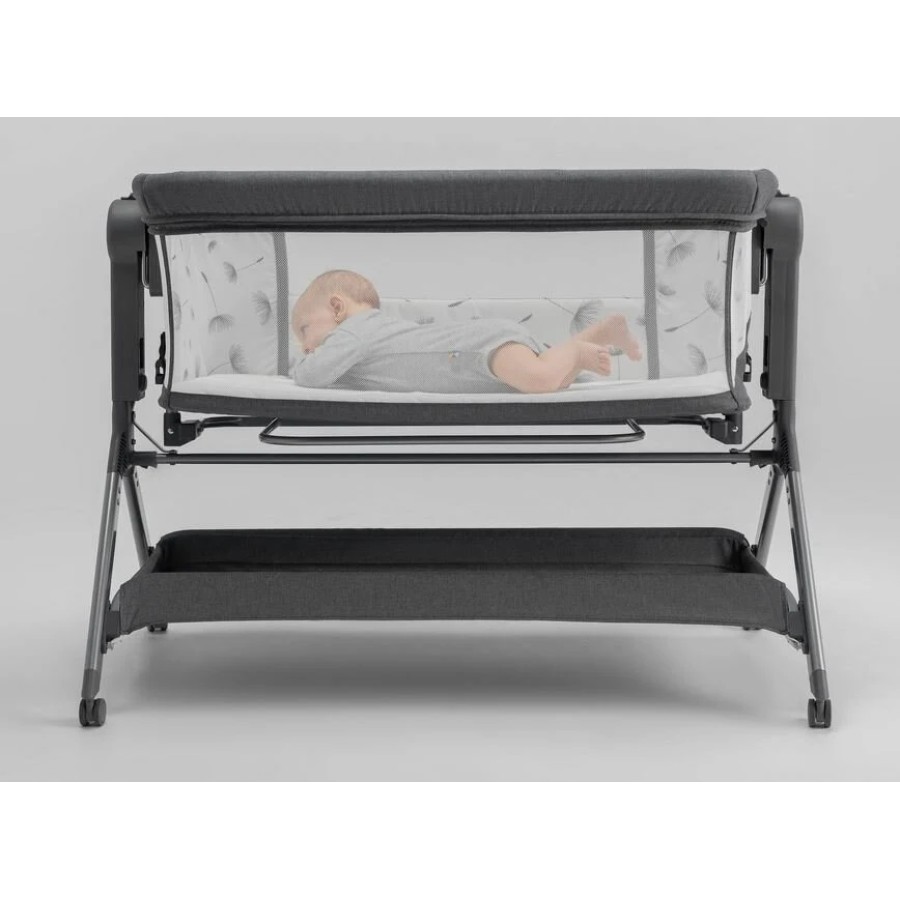 Lionelo Leonie Plus Λίκνο Συγκοίμησης Gray Silver