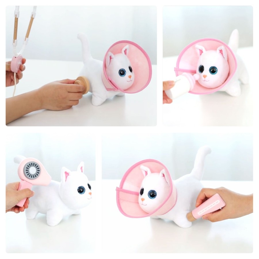 Ξύλινο Σετ Κτηνιάτρου με Γατάκι (Veterinary Play Set – Kitten Edition) – Παιδικό Παιχνίδι Ρόλων-UMU1340
