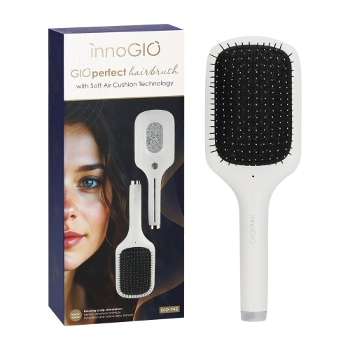 INNOGIO GIOperfect Hairbrush Βούρτσα Ενδυνάμωσης Μαλλιών κατά του Φριζαρίσματος με Τεχνολογία Ιόντων USB-C