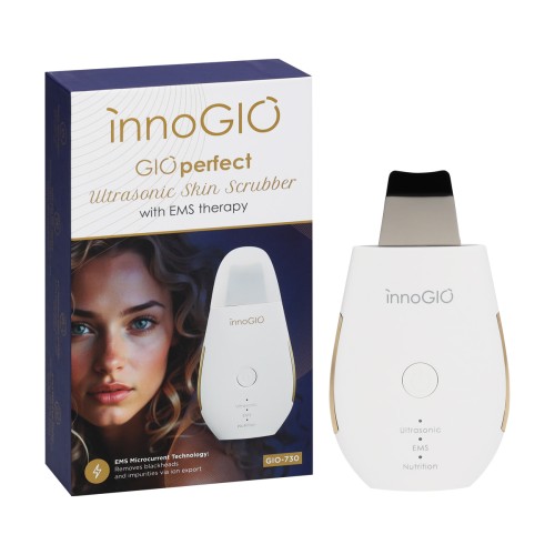 INNOGIO GIOperfect Συσκευή Καθαρισμού Προσώπου με Υπερήχους, EMS & Ιοντική Τεχνολογία