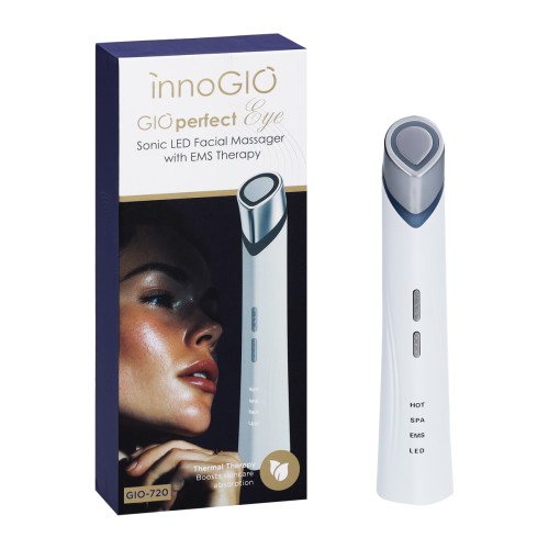 InnoGIO GIOperfect Eye Συσκευή Μασάζ Προσώπου Sonic LED & EMS – Αντιγήρανση, Σύσφιξη & Περιποίηση Ματιών