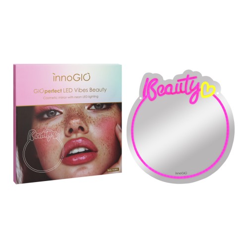 INNOGIO ΚΑΘΡΕΦΤΗΣ ΚΑΛΛΥΝΤΙΚΩΝ NEON LED “BEAUTY” – ΔΙΑΚΟΣΜΗΤΙΚΟΣ ΦΩΤΙΖΟΜΕΝΟΣ ΚΑΘΡΕΦΤΗΣ ΓΙΑ ΥΠΝΟΔΩΜΑΤΙΟ & ΜΠΟΥΝΤΟΥΑΡ
