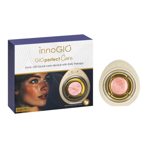 INNOGIO GIOPERFECT CARE – ΣΥΣΚΕΥΗ ΠΕΡΙΠΟΙΗΣΗΣ ΠΡΟΣΩΠΟΥ EMS ΜΕ LED ΦΩΤΟΘΕΡΑΠΕΙΑ, ΔΟΝΗΣΕΙΣ & ΘΕΡΜΟΤΗΤΑ