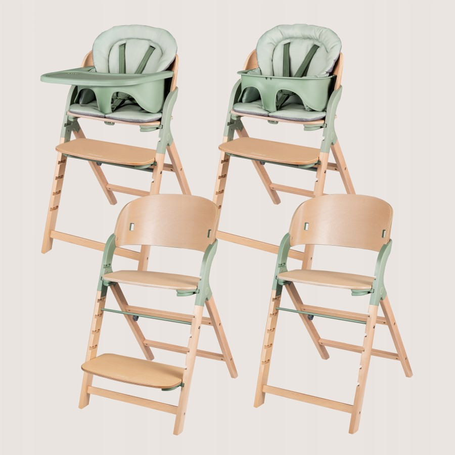 Lionelo Megan Καρεκλάκι Φαγητού 3 Σε 1 Green Wood