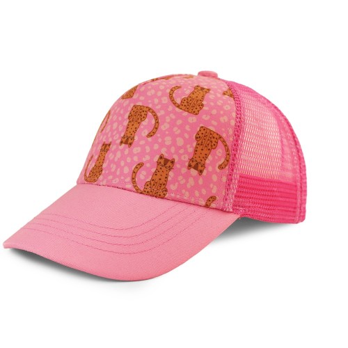 FlapJackKids Καπέλο Τζόκεϋ Leopard UPF50+ – Παιδικό Καλοκαιρινό Καπέλο για Παιδιά 2-4 Ετών