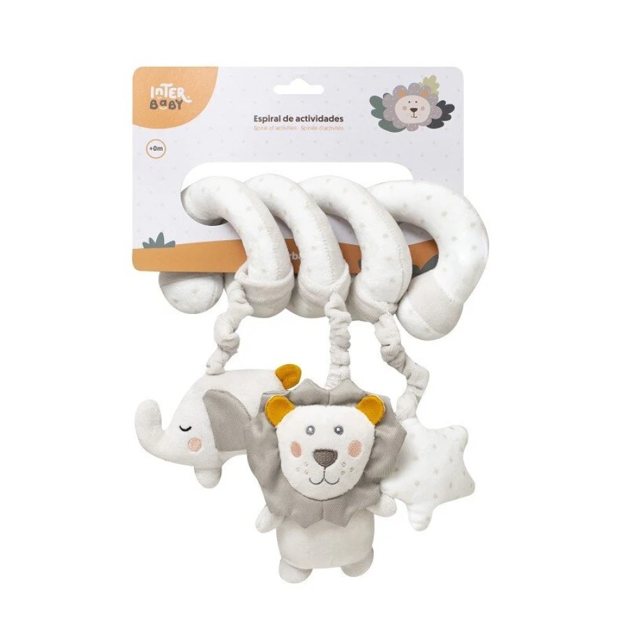 Interbaby Lion Beige Σπιράλ Δραστηριοτήτων για Καρότσι, Κούνια & κάθισμα Αυτοκινήτου
