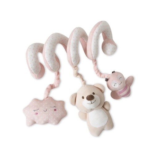 Interbaby Bear pink Σπιράλ Δραστηριοτήτων για Καρότσι, Κούνια & κάθισμα αυτοκινήτου