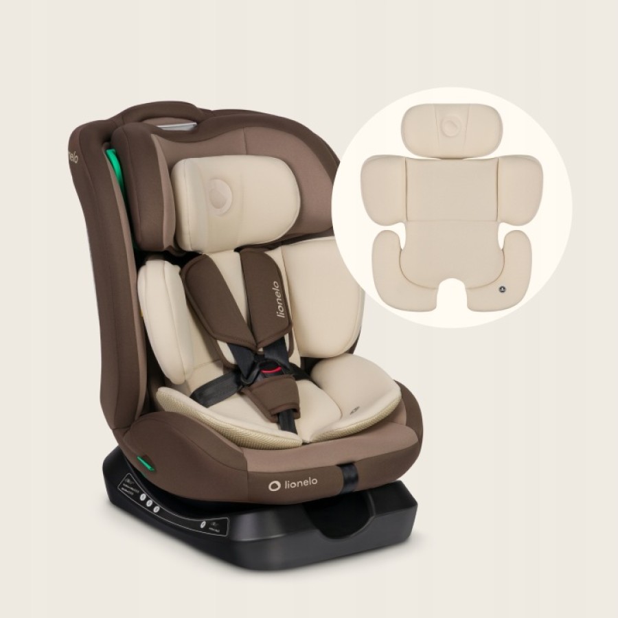 Lionelo Aart I-Size Κάθισμα Αυτοκινήτου 40-150Cm Beige Chocolate