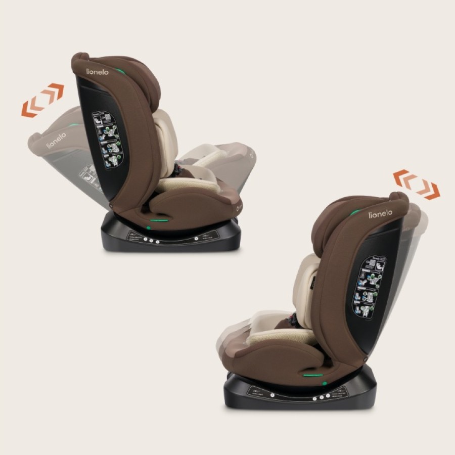 Lionelo Aart I-Size Κάθισμα Αυτοκινήτου 40-150Cm Beige Chocolate