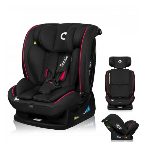 Lionelo Aart I-Size Κάθισμα Αυτοκινήτου 40-150Cm Black Carbon Red