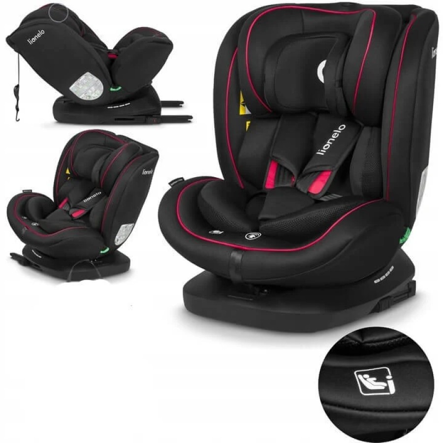 Lionelo Bastian I-Size Kάθισμα Aυτοκινήτου 40-150Cm Black Red