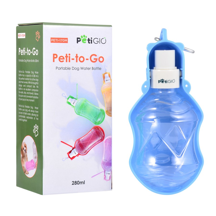 Petigio Φορητο Μπουκαλι Νερου Για Σκυλουσ 280 Ml