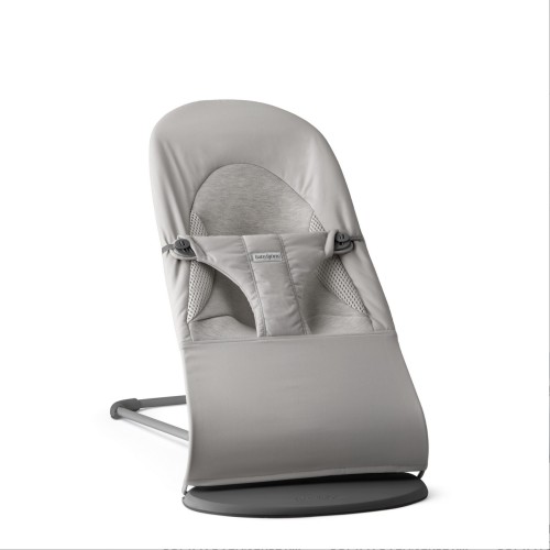 BabyBjörn Ριλάξ Balance Soft Tri Fabric Light Grey 0-2 Ετών 3.5-13kg