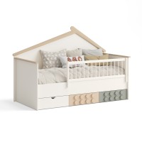 Bebe Stars Montessori Κρεβάτι LEGO 90x200cm με Συρτάρια Αποθήκευσης
