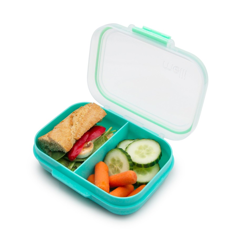 Melii Snack Bento 576ml Δοχείο Φαγητού με 2 Θήκες χωρίς BPA- Sage