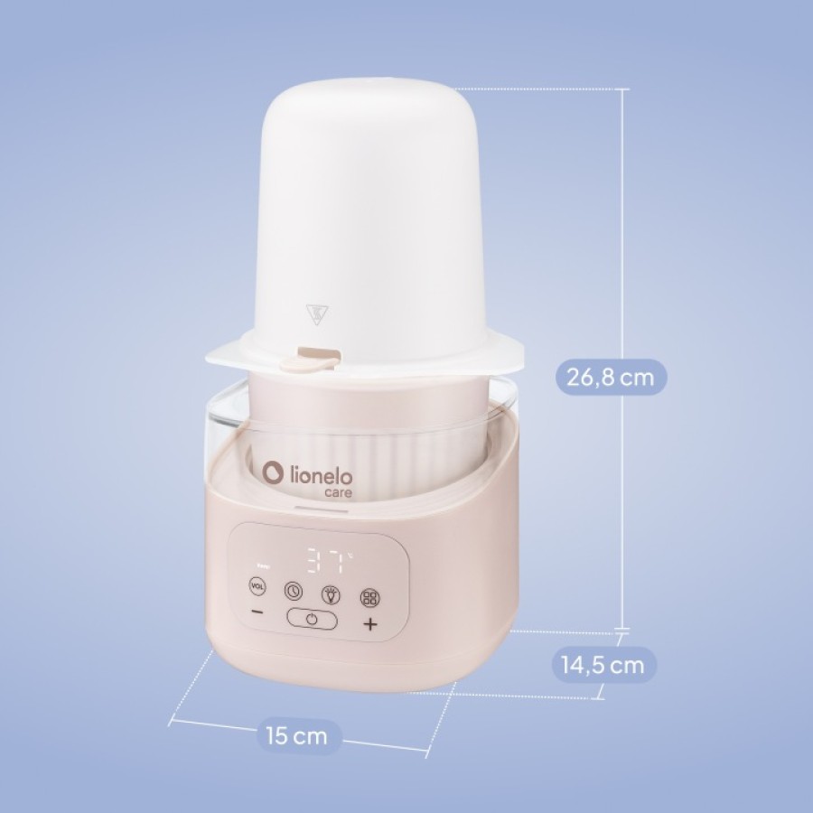Lionelo ThermUP 4.0 Θερμαντήρας Μπιμπερό Beige με Αποστείρωση & Ψηφιακή Οθόνη