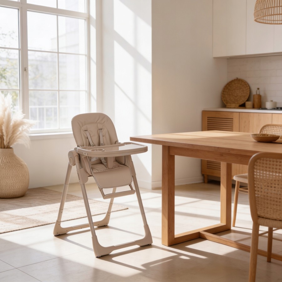 Lionelo Linn Plus Καρεκλάκι Φαγητού Beige Sand