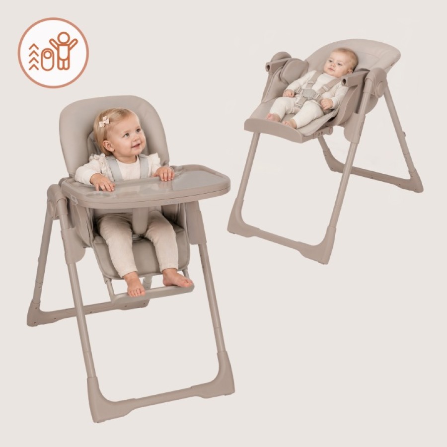 Lionelo Linn Plus Καρεκλάκι Φαγητού Beige Sand