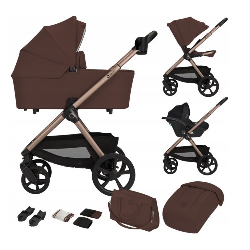 Lionelo Carmine Καρότσι Βρεφικό 3 Σε 1 Έως 22Kg Chocolate