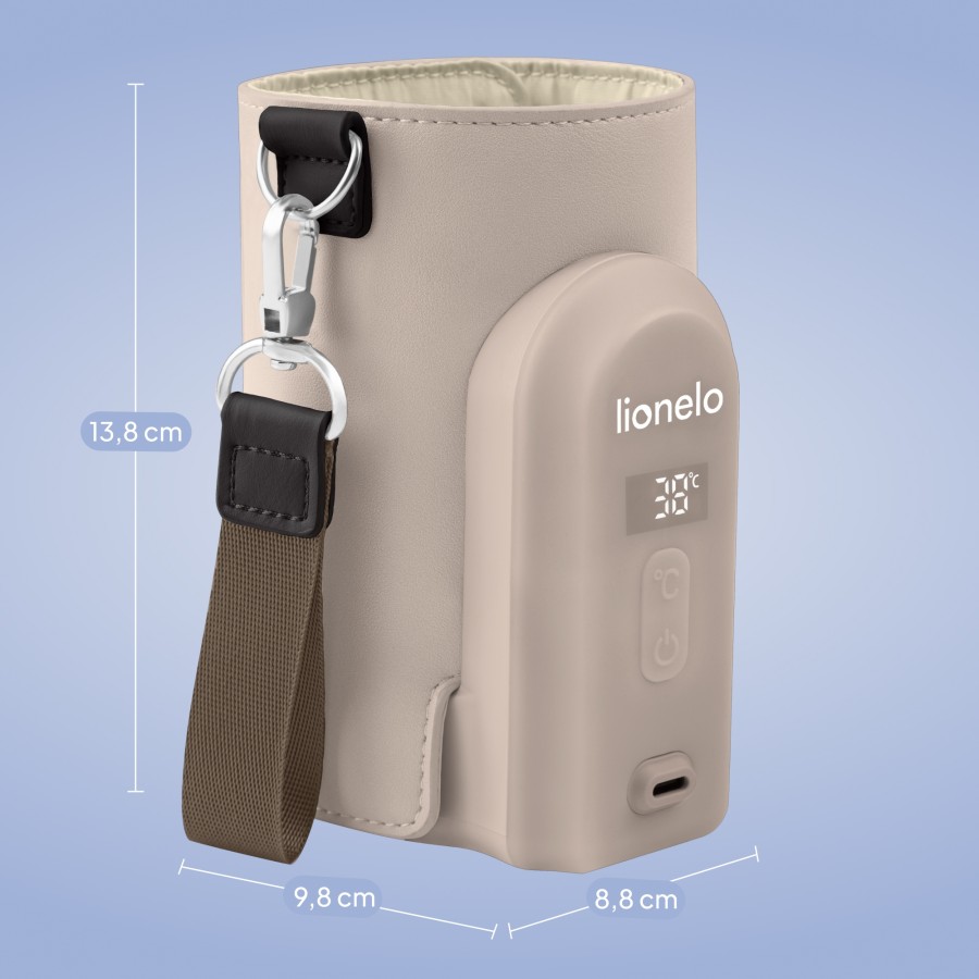 Lionelo Thermup Go Evo Θερμαντήρας Ταξιδίου Beige Taupe