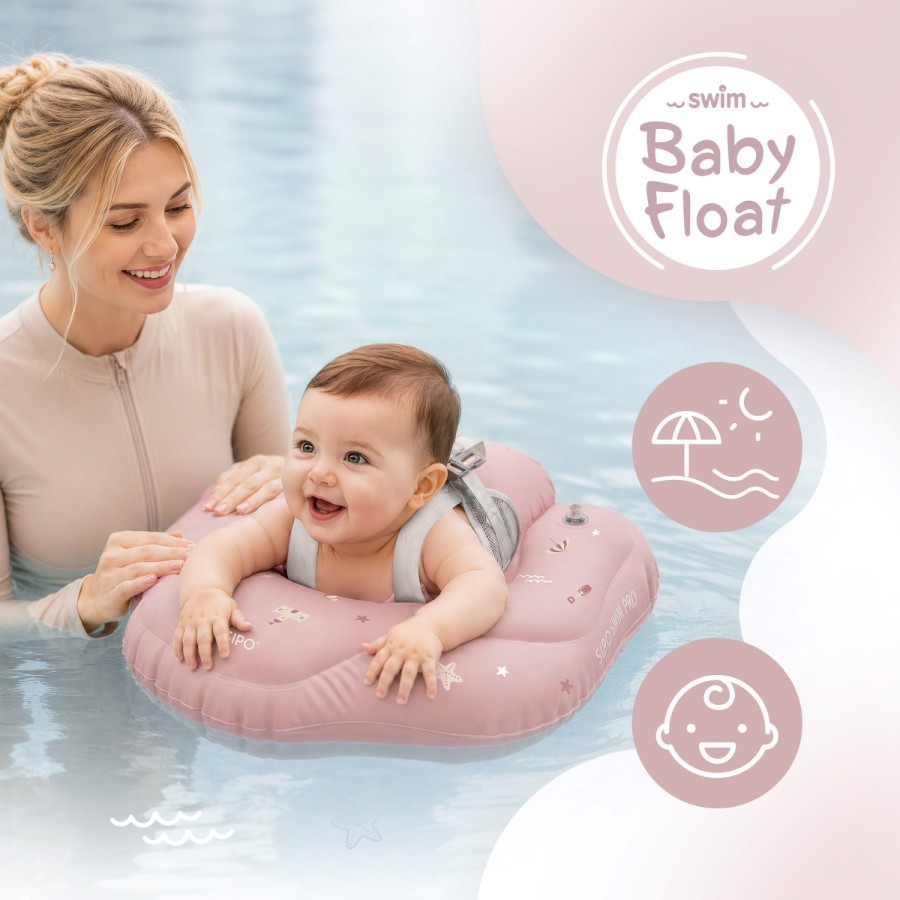 Swimpro Βρεφικό Σωσίβιο Εκμάθησης Κολύμβησης pink 6-36 Μηνών (11-18kg)