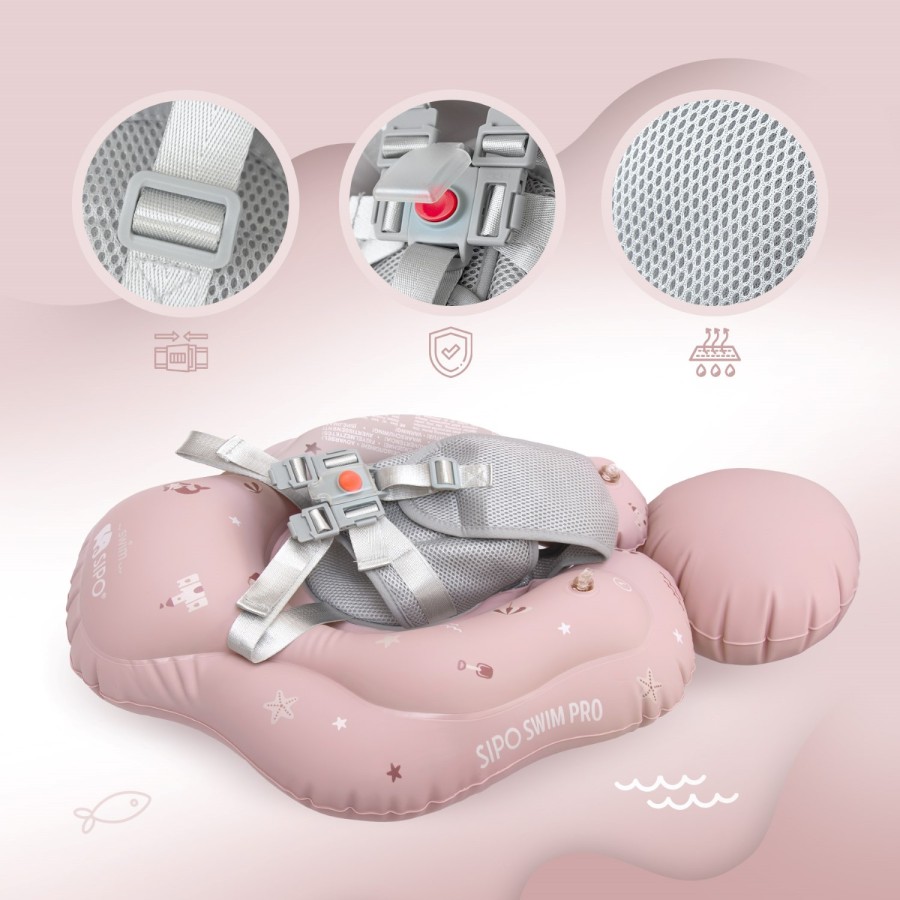 Swimpro Βρεφικό Σωσίβιο Εκμάθησης Κολύμβησης pink 6-36 Μηνών (11-18kg)