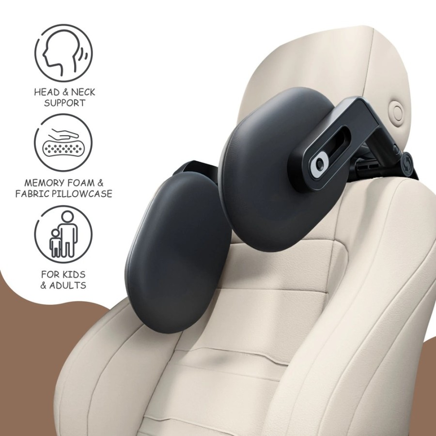 Sipo Ρυθμιζόμενο Προσκέφαλο Αυτοκινήτου Με Memory Foam Για Στήριξη Αυχένα ( για παιδιά και ενήλικες )