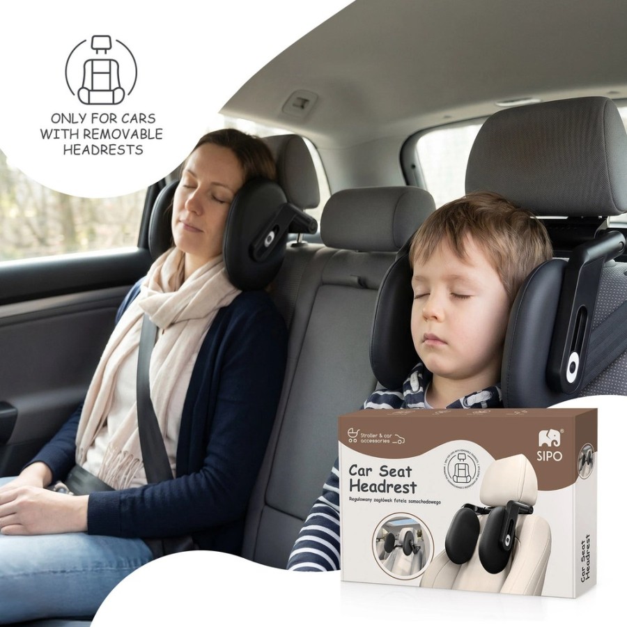 Sipo Ρυθμιζόμενο Προσκέφαλο Αυτοκινήτου Με Memory Foam Για Στήριξη Αυχένα ( για παιδιά και ενήλικες )