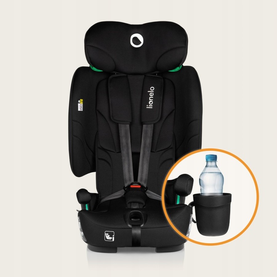 Lionelo Nelly I-Size Isofix Κάθισμα Αυτοκινήτου 76-150Cm/9-36Kg Black Carbon