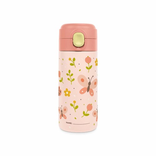 Miniland Παιδικο Ανοξειδωτο Παγουρι Steel Junior Bottle Butterfly 320 Ml