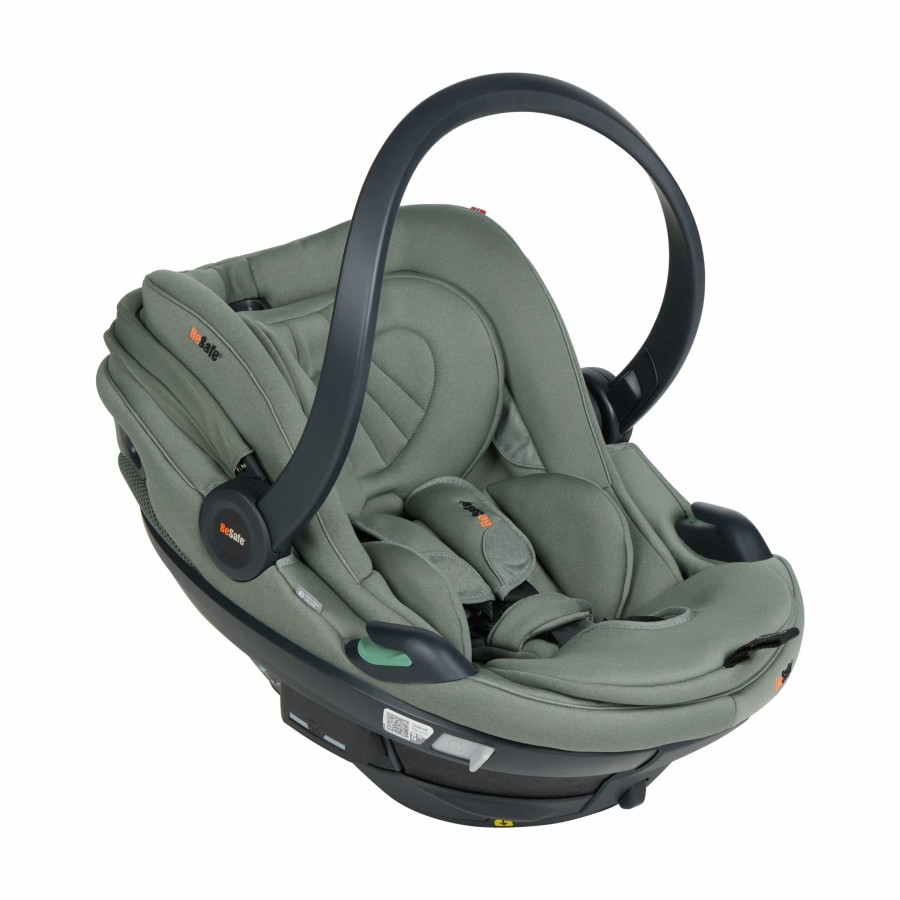 BeSafe Go Beyond i-Size Βρεφικό Κάθισμα Αυτοκινήτου Meadow Green Soft Breeze 40-87cm (0-13kg 