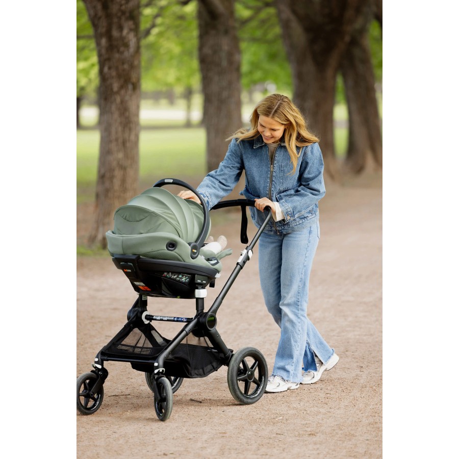 BeSafe Go Beyond i-Size Βρεφικό Κάθισμα Αυτοκινήτου Meadow Green Soft Breeze 40-87cm (0-13kg 
