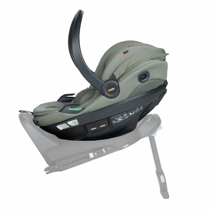 BeSafe Go Beyond i-Size Βρεφικό Κάθισμα Αυτοκινήτου Meadow Green Soft Breeze 40-87cm (0-13kg 
