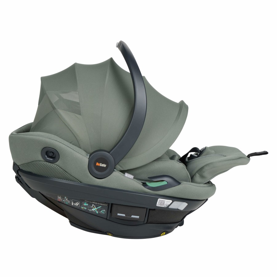 BeSafe Go Beyond i-Size Βρεφικό Κάθισμα Αυτοκινήτου Meadow Green Soft Breeze 40-87cm (0-13kg 