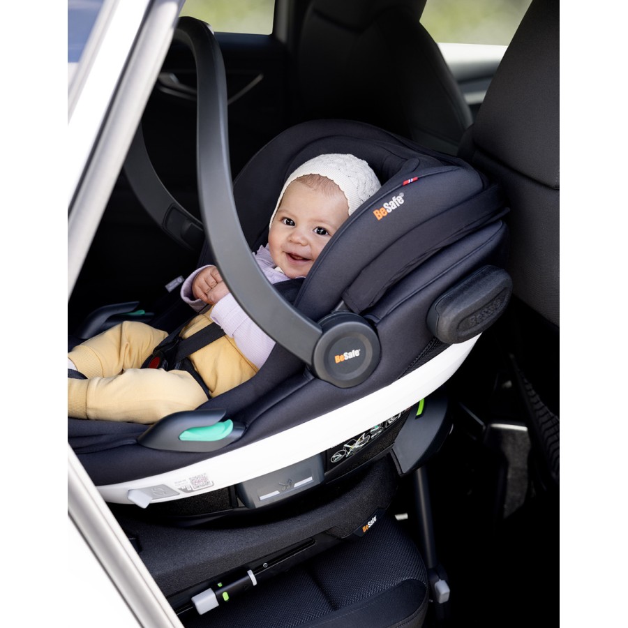 BeSafe Go Beyond i-Size Βρεφικό Κάθισμα Αυτοκινήτου Black Soft Breeze 40-87cm (0-13kg)
