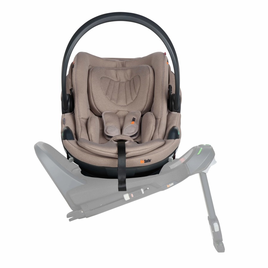 BeSafe Go Beyond i-Size Βρεφικό Κάθισμα Αυτοκινήτου Dark Sand Soft Breeze 40-87cm (0-13kg) 