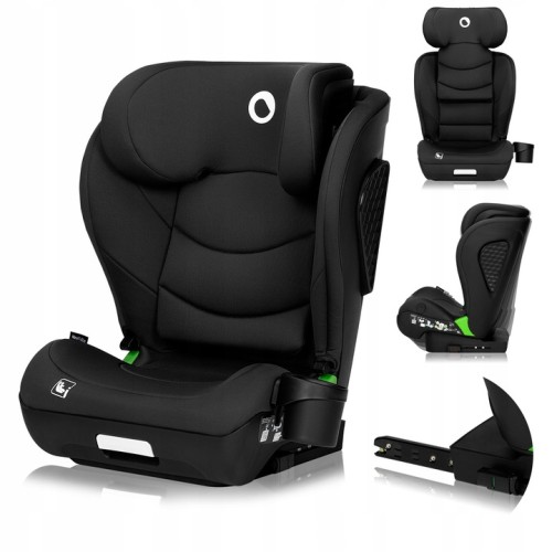 Lionelo Neal I-Size Isofix Κάθισμα Αυτοκινήτου 100-150 Cm Black Carbon