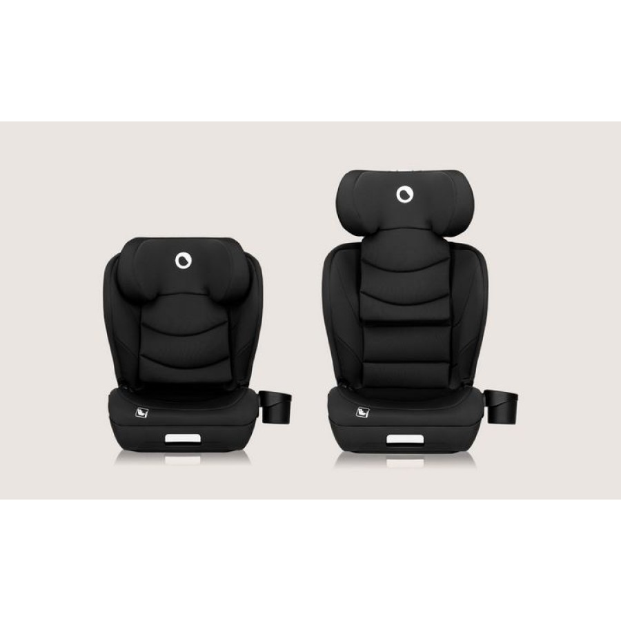 Lionelo Neal I-Size Isofix Κάθισμα Αυτοκινήτου 100-150 Cm Black Carbon