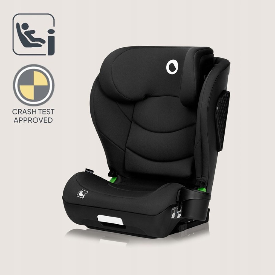 Lionelo Neal I-Size Isofix Κάθισμα Αυτοκινήτου 100-150 Cm Black Carbon