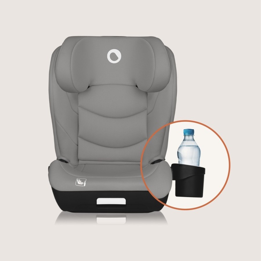 Lionelo Neal I-Size Isofix Κάθισμα Αυτοκινήτου 100-150 Cm Gray Concrete