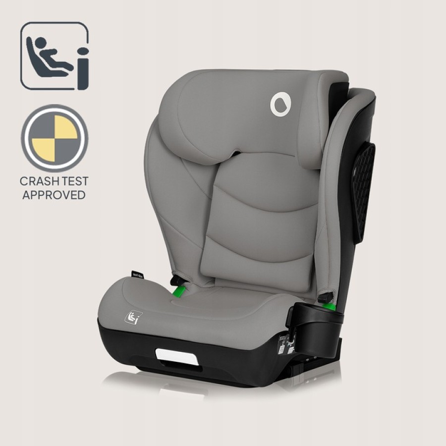Lionelo Neal I-Size Isofix Κάθισμα Αυτοκινήτου 100-150 Cm Gray Concrete