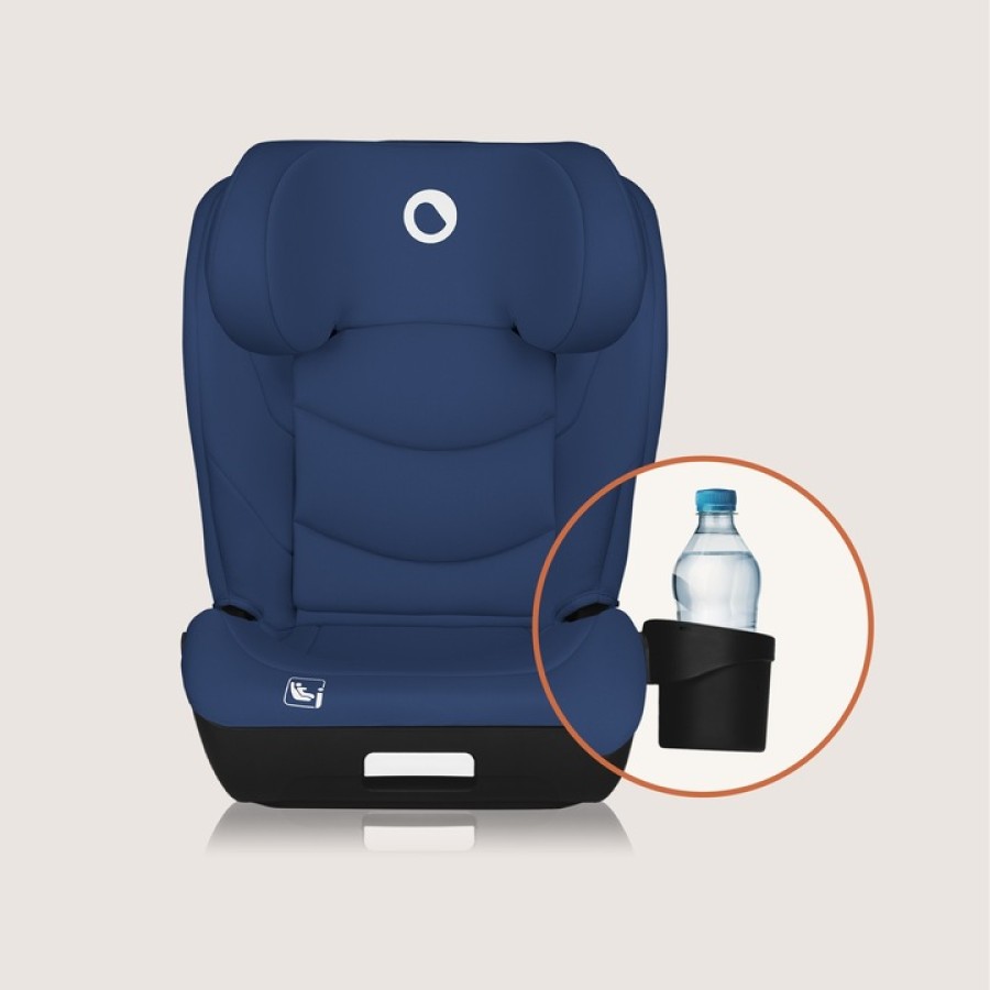 Lionelo Neal I-Size Isofix Κάθισμα Αυτοκινήτου 100-150 Cm Blue Navy