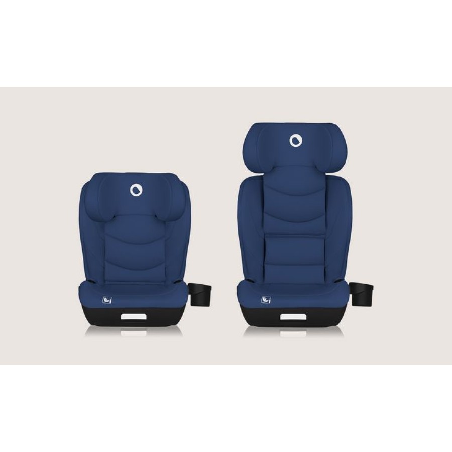 Lionelo Neal I-Size Isofix Κάθισμα Αυτοκινήτου 100-150 Cm Blue Navy