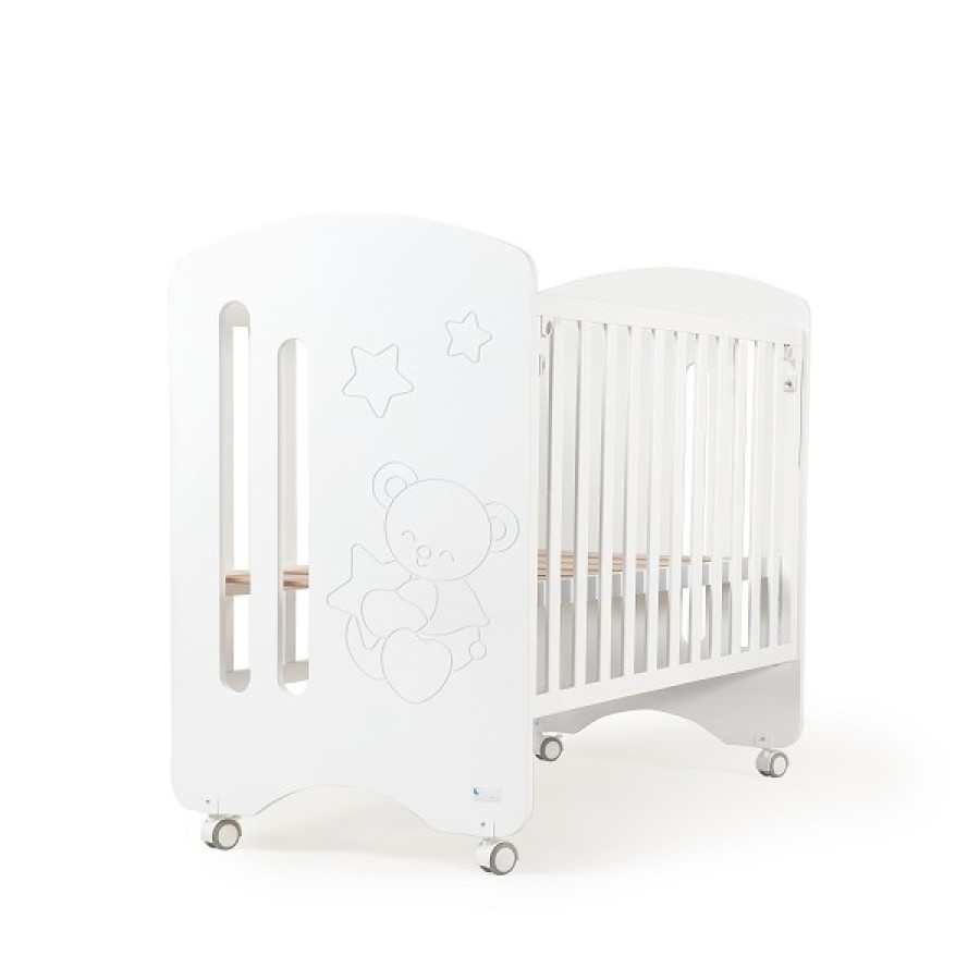 Ιnterbaby Lovely Βρεφική Κούνια 60X120 White