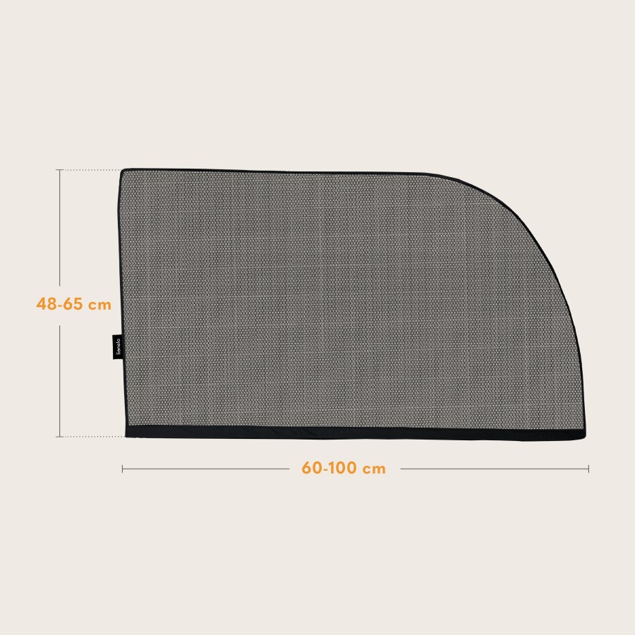Lionelo Sunblocker Ηλιοπροστασία Αυτοκινήτου Black